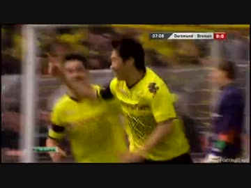 香川真司 全ゴール＆全アシスト 11/12シーズン