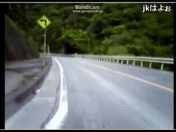 ハイテンション衝突実験（痛カブでニコ生放送中に事故った）