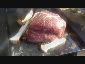 【肉！】　炊き込みご飯と肉塊焼き 【camesky】