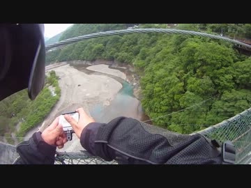 関西日帰りブラリ旅　奈良と和歌山の山奥へ　谷瀬の吊り橋編