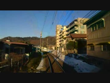 【前面展望】富士山ー大月③【１６５系･フジサン特急③】