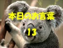 本日のお言葉13