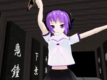【MMD】千本桜で腹チラ・デフォ子さん