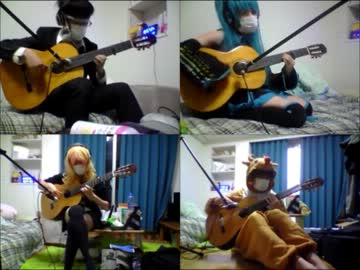 【TAB譜あり：クラシックギター四重奏】only my railgun【shelfall】