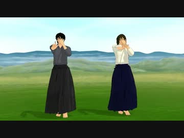 【MMD】副長と筆頭が袴姿で夏に去りし君を想フ【ARPK】