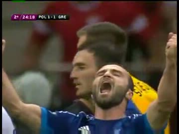 EURO2012 欧州選手権　開幕戦 ポーランドvsギリシャ
