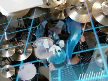 【初音ミク】 計画都市 叩いてみた【VDrumkit】