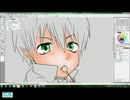 青エクの【アマイモン】のチビキャラ描いてみた