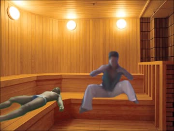 健康ランドの帰り道先輩