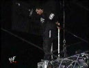 WWF　Back Lash2001 シェインの15m自殺ダイブ WWE