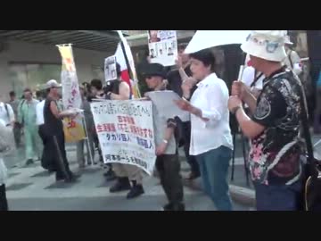 吉本興業 生活保護不正受給 糾弾街宣+ビラ配り 大阪難波 ③