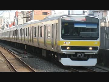 「君の知らない物語」の曲で中央・総武緩行線の駅名を歌います。