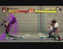 【XBOX360スパ4AE】ジュリ：バルログコミュ対抗戦①(ジュリ側タイムシフト)