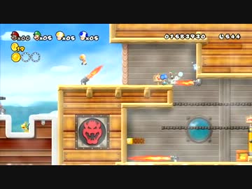 血液型占いを信じない4人衆がNewスーパーマリオwiiをカオス実況！第八話！