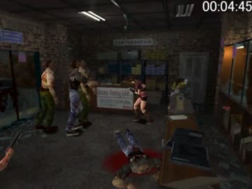 PC版バイオハザード2 ノーセーブでナイフ殲滅 クレア表 Part1