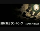 週刊東方ランキング　12年6月第2週