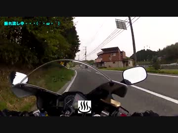 【CBR600】月ヶ瀬温泉ツー2012.5.12【こけた人】ﾗｽﾄ