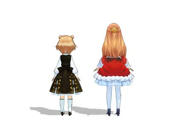 【MMD】少し幼いレア様とマリエルさん