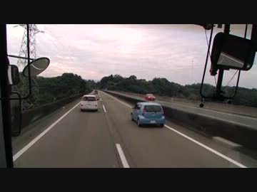 【前面展望】高速バス・フェニックス号⑧＋人吉ＩＣ－人吉駅