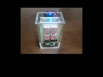 ＬＥＤ時計をつくってみた