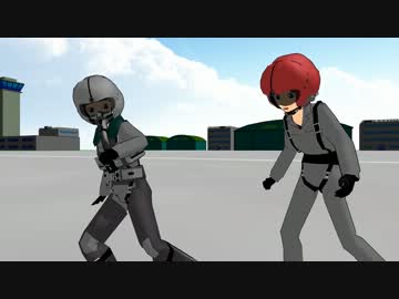 【MMD】ＭＯＢパイロットが待機中で暇そうです【モデル配布】