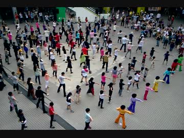 マイケルジャクソン追悼　Beat it!  in お台場（非ゲリラ版）