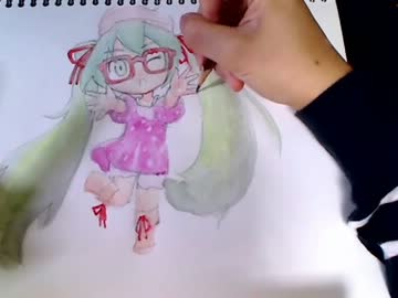 【アナログ】初音ミク描いてみた　part3【水彩鉛筆】