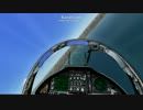 【LOMAC】Mirage2000-5　vs　Mig-29A　Guns　コックピット視点【FC2】