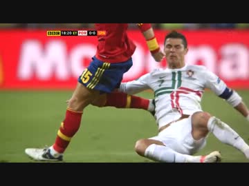 EURO2012 Semi-finals Portugal vs Spain Extra Time 2nd