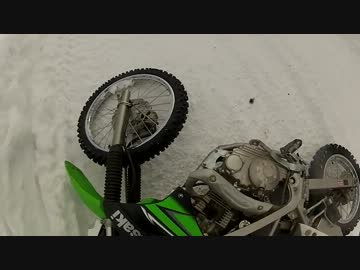 軽トラ乗りのバイク日記　Part.3 雪中コース