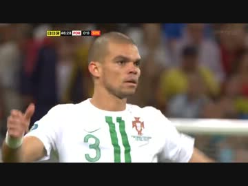 EURO2012 Semi-finals Portugal vs Spain 2nd Half 1/2