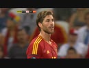 EURO2012 Semi-finals Portugal vs Spain 1st Half 2/2