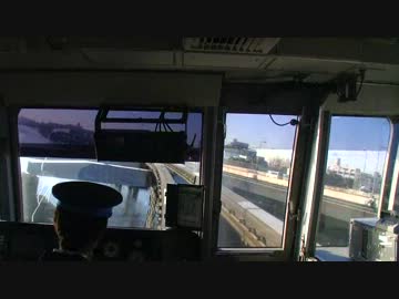 【前面展望】昭和島ー羽田空港第２ビル【東京モノレール②】