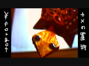 おとおと動画（開封）■カメの置物■