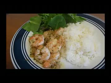 アメリカの食卓 21　Shrimp Scampi を食す！