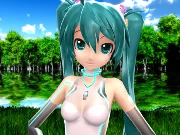 【MMD】湖畔でGravity=Reality《七葉HTレーシングミク》[ 点光源 ]