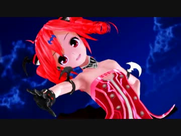 【MMD】 kiss me 愛してる 【ミクとテト】