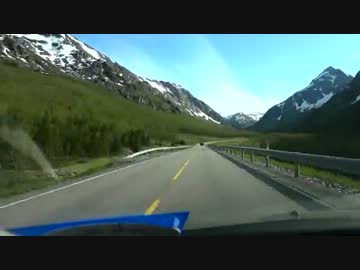 58 車載動画 ノルウェー 『ロフォーテン諸島』 E10の先端まで