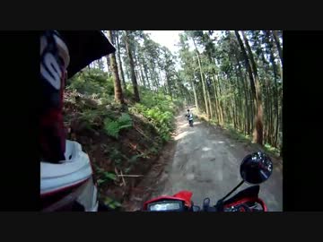 林道ツーリング　後編　【KLX250】