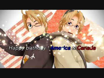 [APヘタリアMMD]北米スペシャルメドレー[合作得盛り]