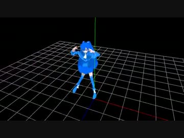 いまいち萌えない娘　さんを　作って、躍らせてみた