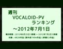 週刊VOCALOID-PVランキング ～2012年7月1日