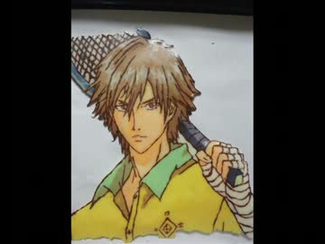チョコで白石蔵ノ介を描いてみた