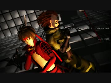 【MMD】 真田主従さんで「Kiss me 愛してる」 【戦国BASARA】