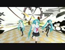 【MMD】Yellowをミクさん達が踊ってくれました
