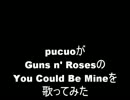 Guns n' RosesのYou Could Be Mineを歌ってみた
