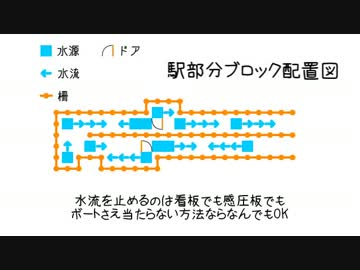 【minecraft】ボート駅 (低コスト)