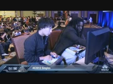 EVO2012 day1 スパ4AE Ver.2012予選 ウメハラ vs Woolie
