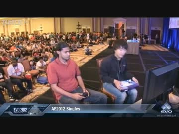 EVO2012 day1 スパ4AE Ver.2012予選 ウメハラ vs DR-Ray