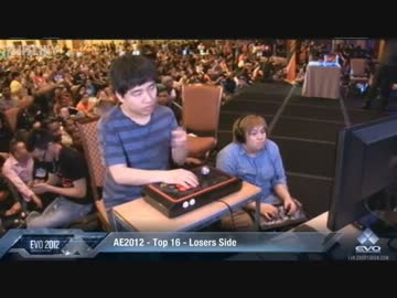 EVO2012 day1 スパ4AE Ver.2012 TOP16　金デヴ vs Poongko